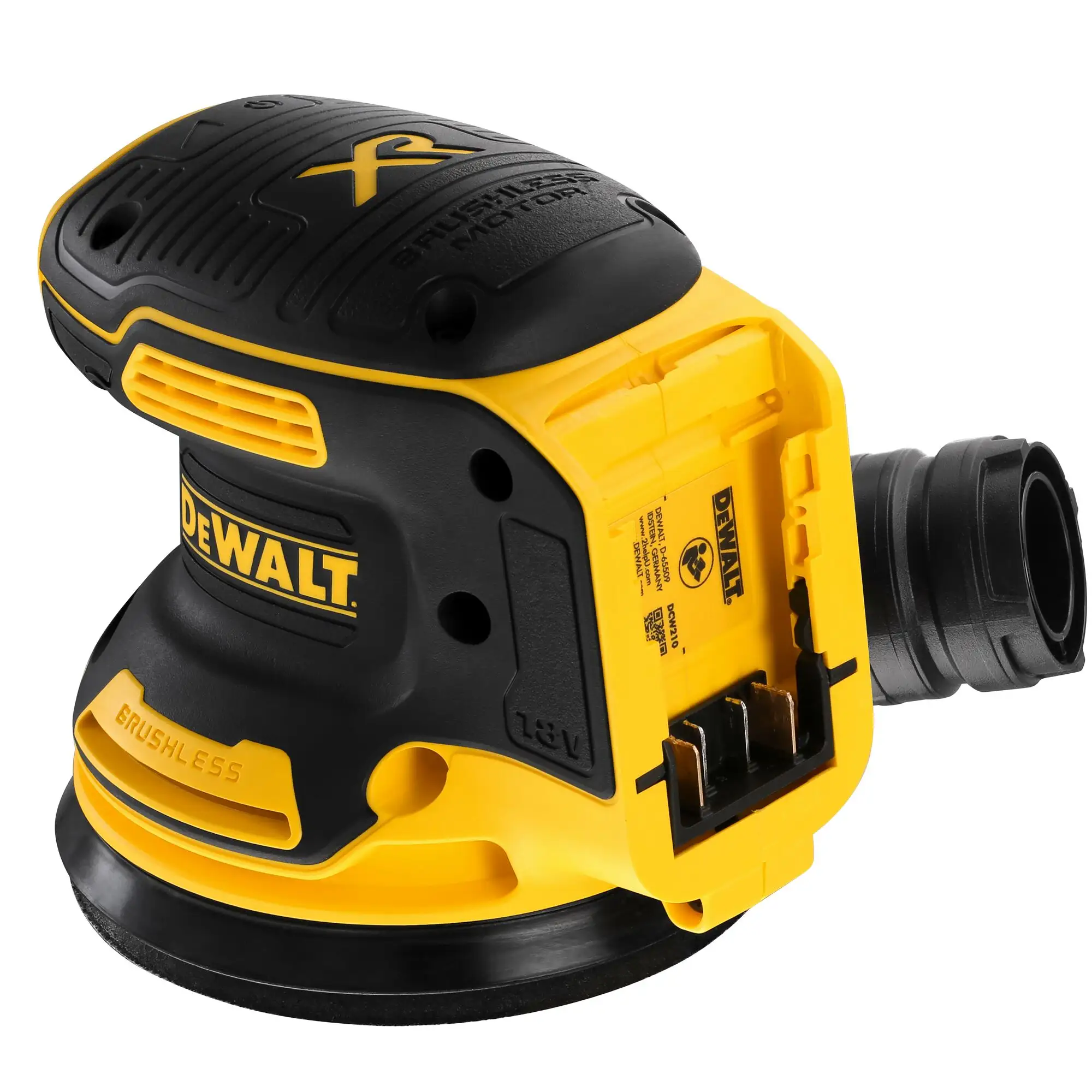 Professional orbital sander 18V XR, 125mm, with brushless motor • DeWALT