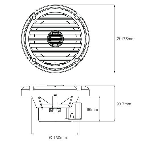 Aquatic EL423 6.5 Elite speakers