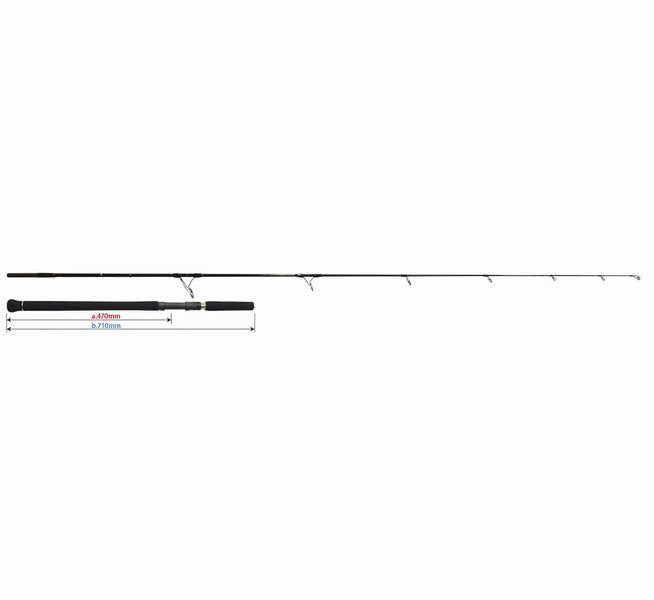 Yamaga Blanks Blue Sniper 816 Blacky rod, 2.48m, 30-110g, 2pcs