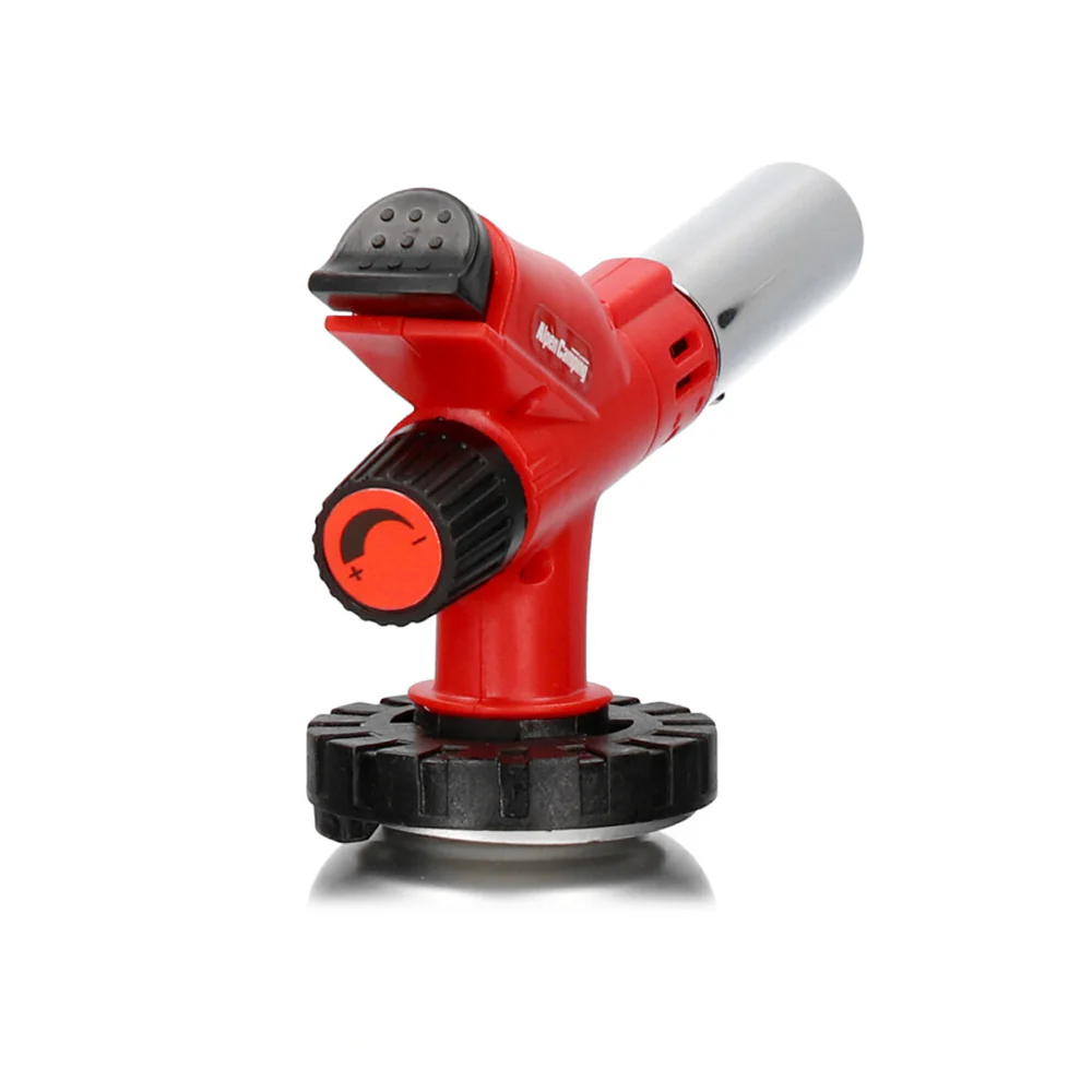 Cartridge burner, Etna Alpen Camping, red, flame temperature 1700 °C