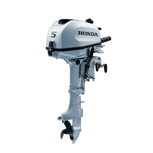 Honda BF5 SHU boat engine, 5 HP - manual control