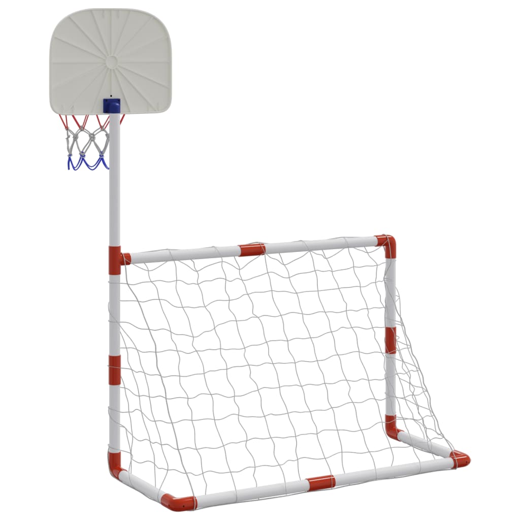 Children's Soccer and Basketball Set with Balls, 98x50x70 cm