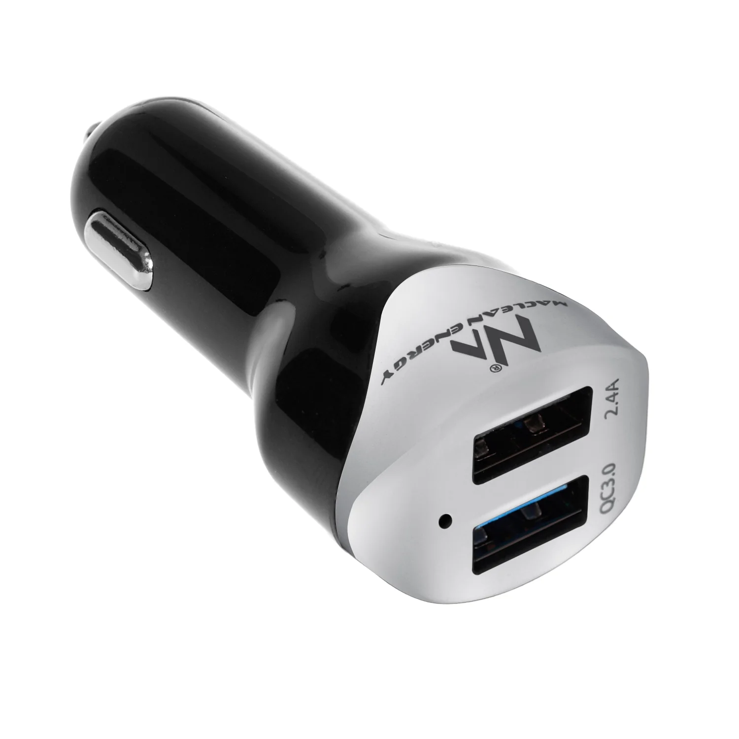 Maclean Energy MCE157 Qualcomm Quick Charge QC 3.0 2xUSB car charger plus 1.5 m cable