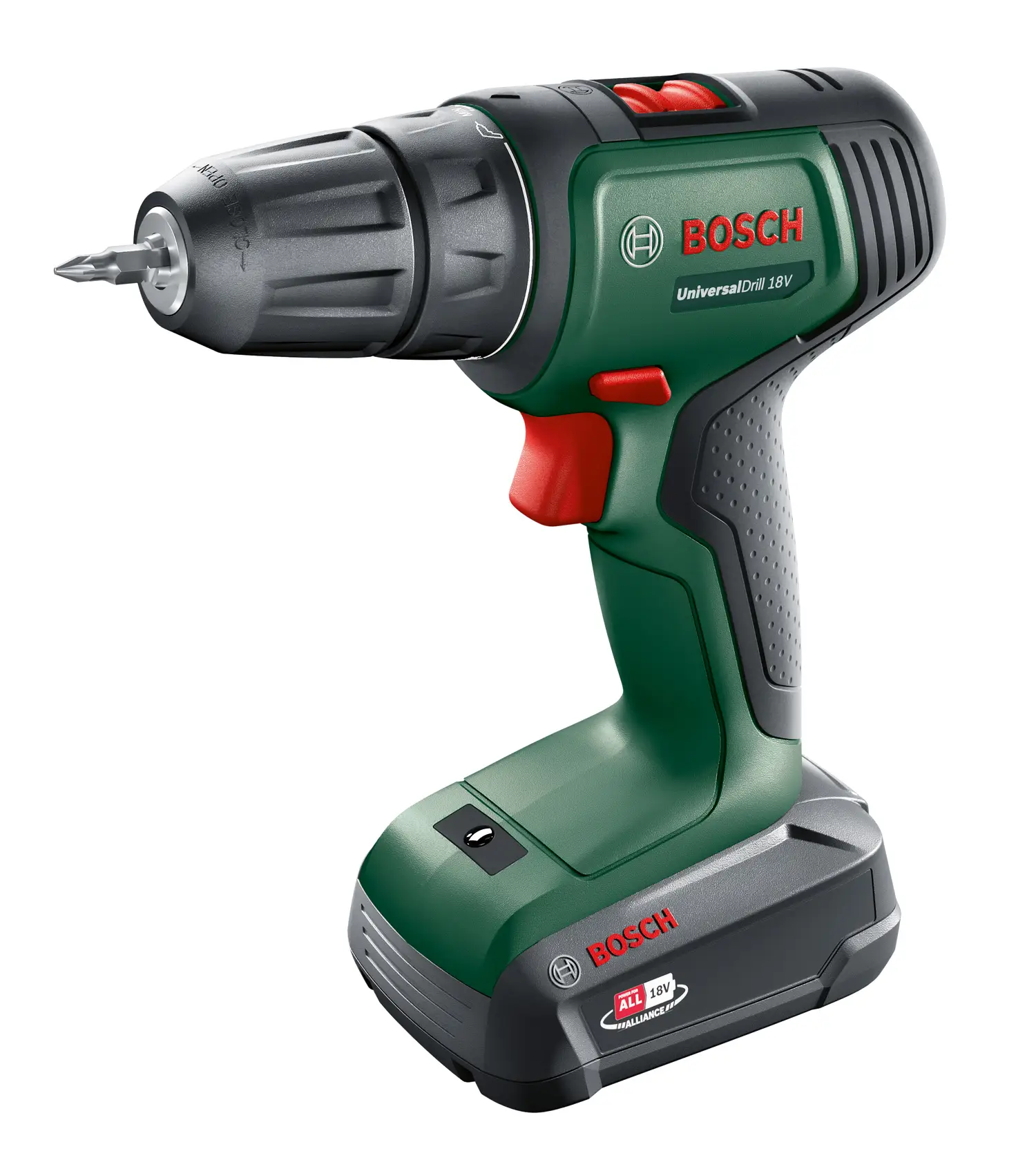 Drilling and screwing machine, with battery, 1.5 Ah, 40 Nm • Bosch