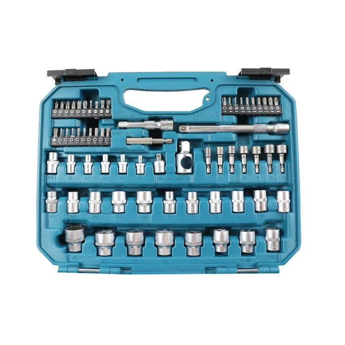 Hand tool kit, Makita E-10899, 76 pieces