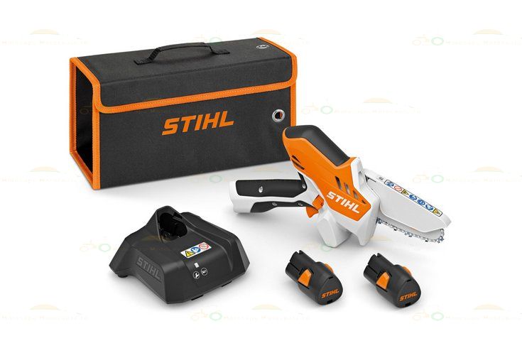 STIHL battery chainsaw GTA 26 10cm blade with 2 batteries and charger included