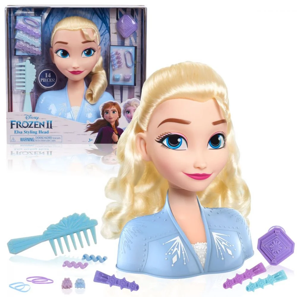 Elsa Frozen 2 doll head, Styling Head