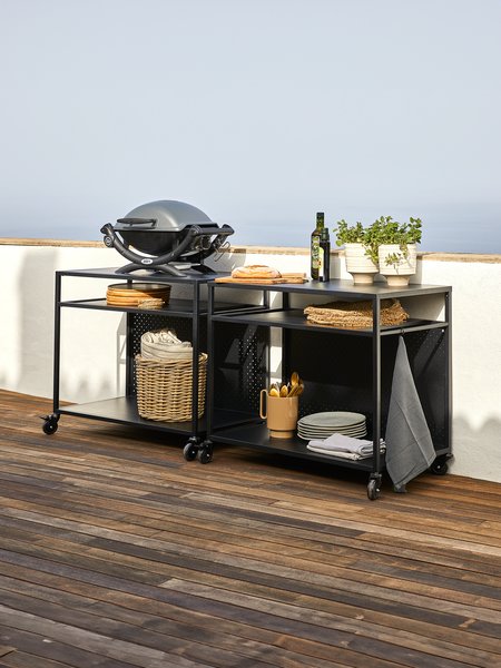 INDSLEV barbecue table 50x90 black