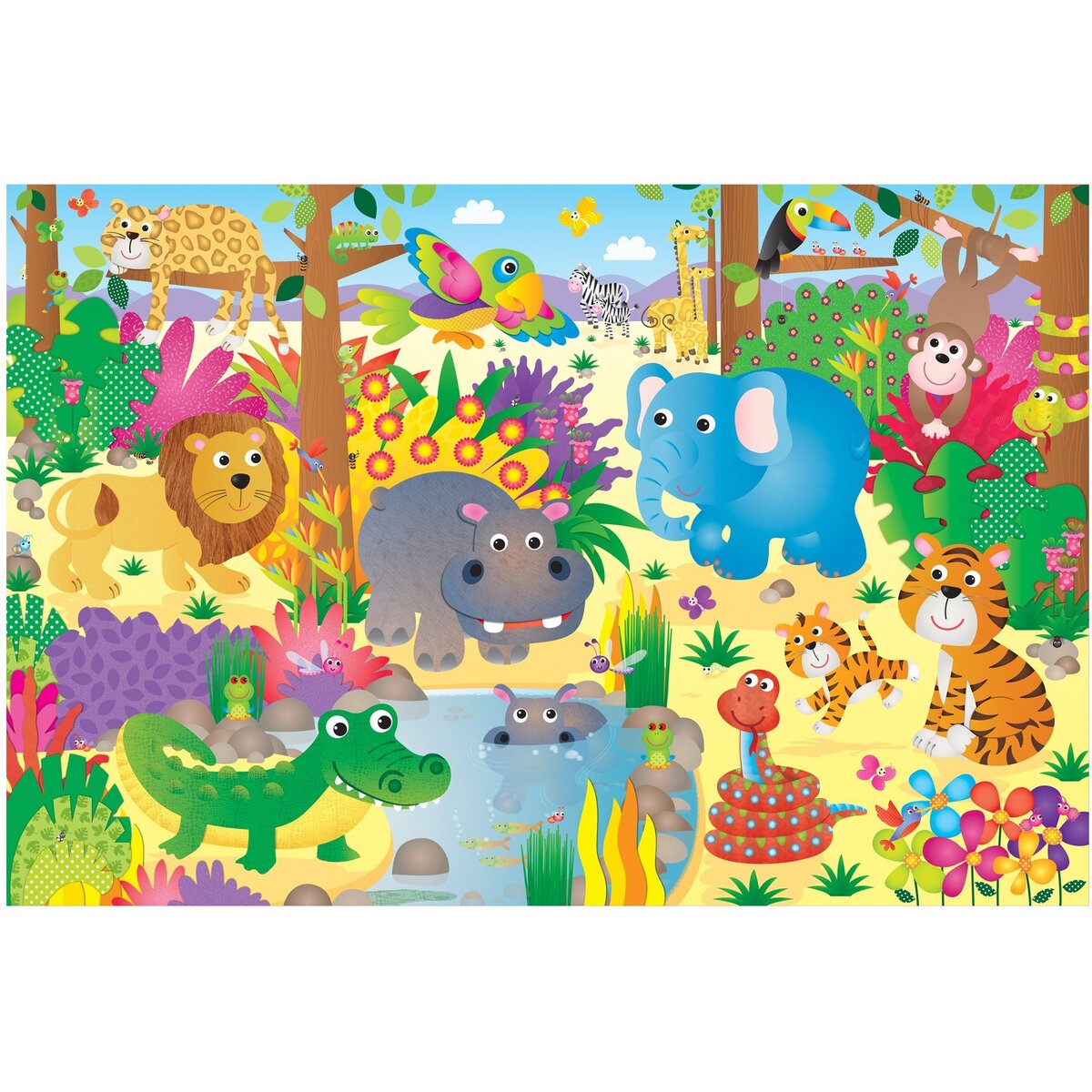 Floor Puzzle Jungle (30 pieces)