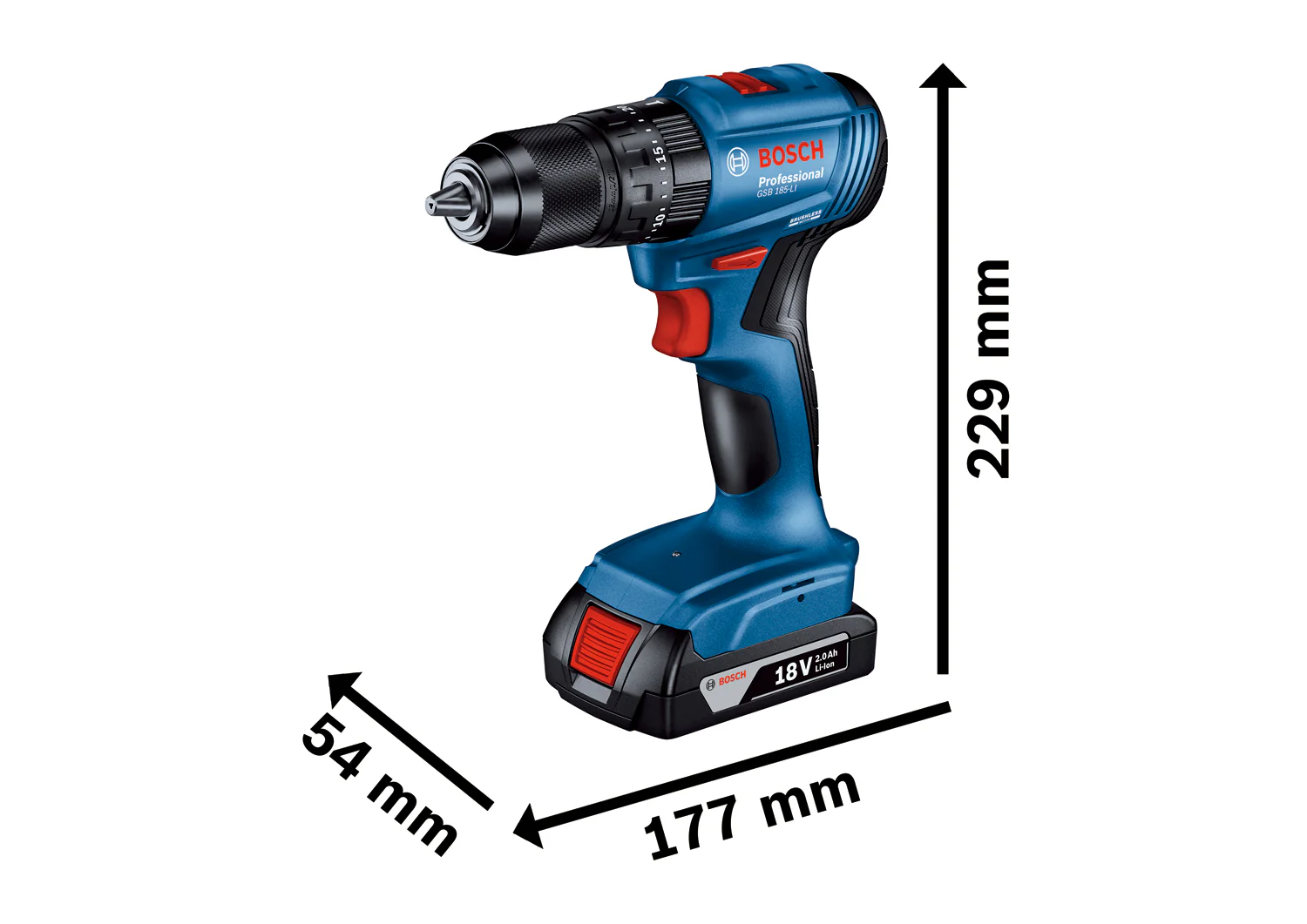 GSB 185-LI  Cordless hammer drill