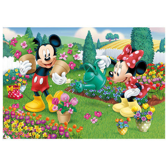 2 in 1 Puzzle - Minnie at Work (2 x 77 pieces)