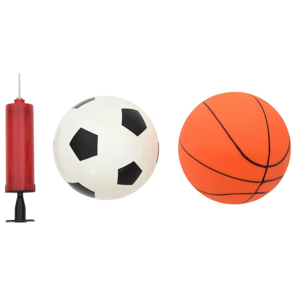 Children's Soccer and Basketball Set with Balls, 98x50x70 cm