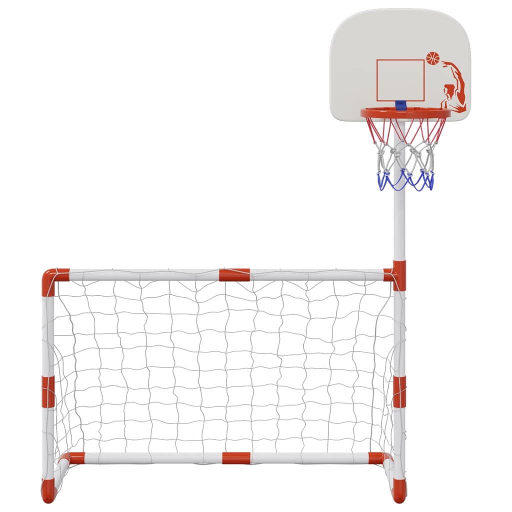 Children's Soccer and Basketball Set with Balls, 98x50x70 cm