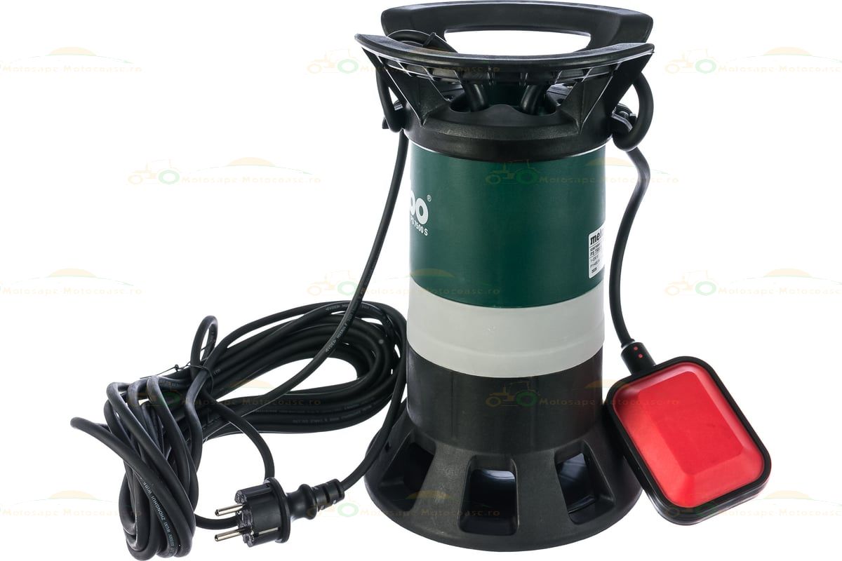 Submersible clean water pump Metabo PS 7500 S power 450 W flow rate 7.5 mch delivery height 5 m