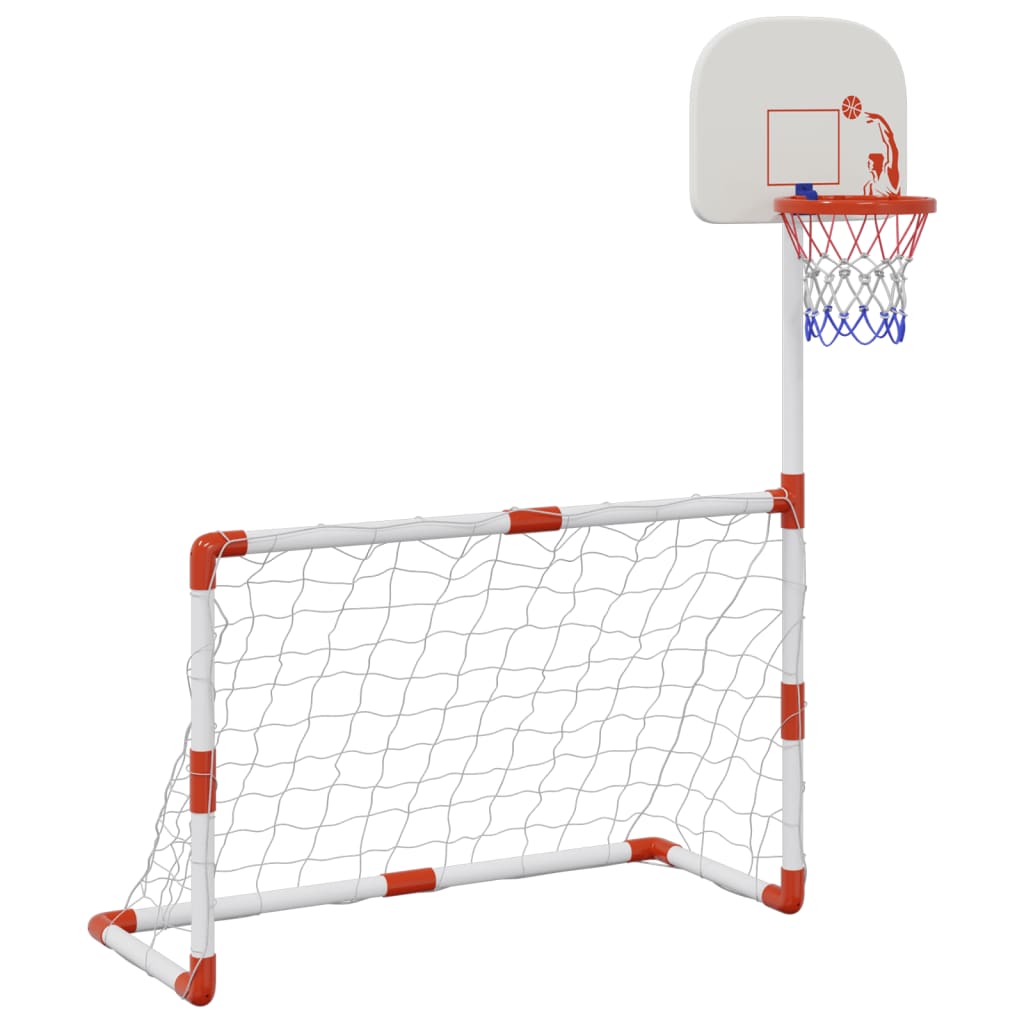 Children's Soccer and Basketball Set with Balls, 98x50x70 cm