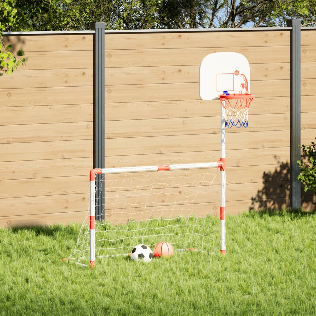 Children's Soccer and Basketball Set with Balls, 98x50x70 cm