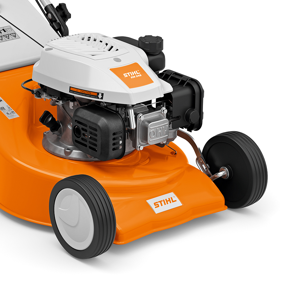 STIHL RMA 2 M lawn mower with mulching function, cutting width 46 cm