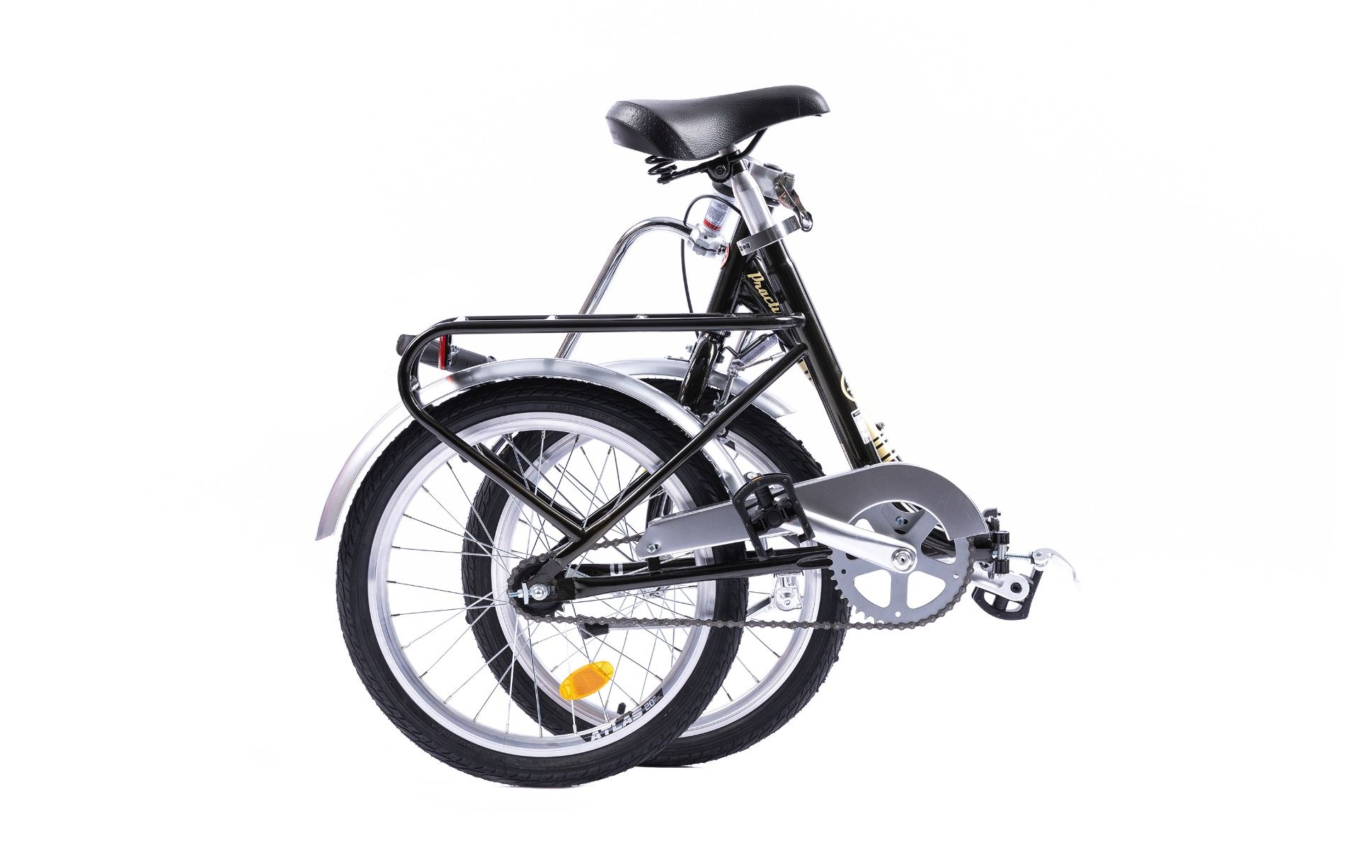 FOLDING BIKE PEGAS PRACTICAL RETRO 1S BLACK STEEL