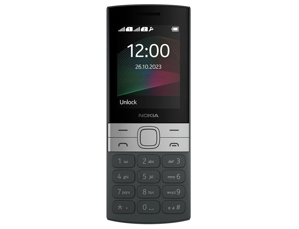 Mobile phone NOKIA 150 (2023), 4MB RAM, 2G, Dual SIM, Black