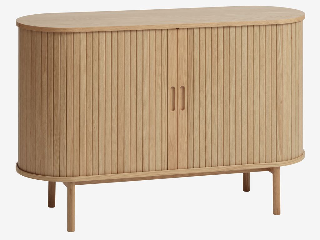 LYNGVIG sideboard 120cm 2 drum doors oak