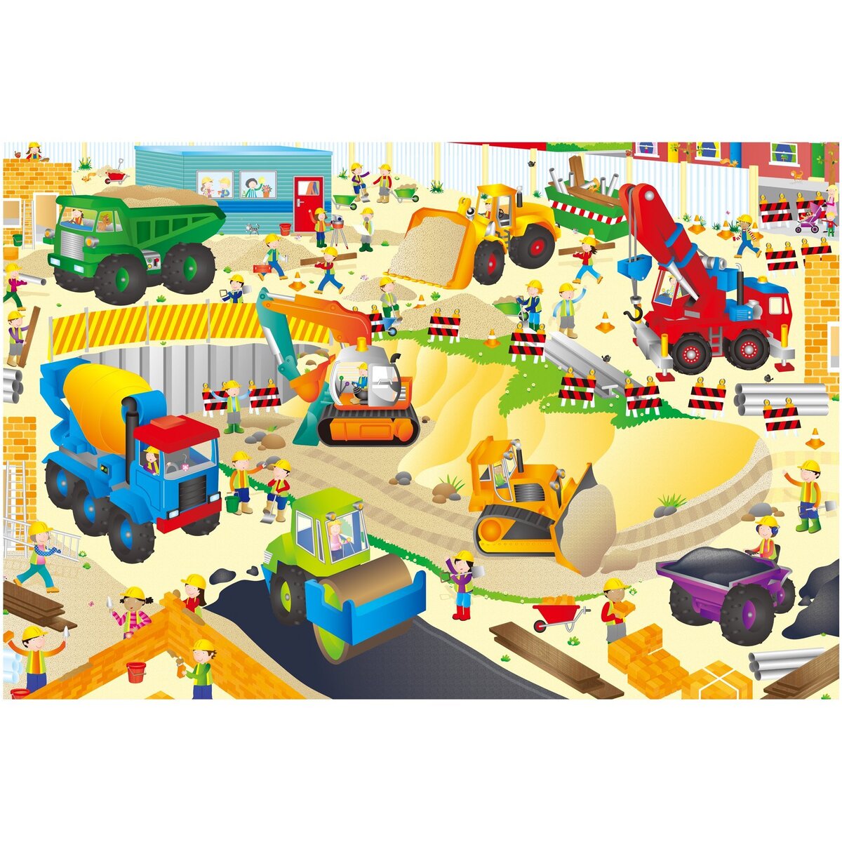 Floor Puzzle Construction Site (30 pieces)