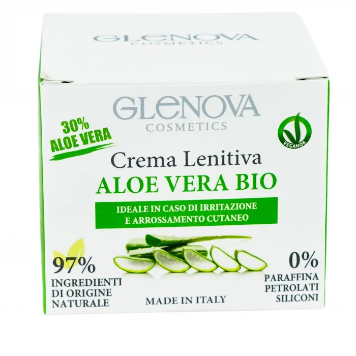 Glenova Aloe Vera Organic Soothing Cream 125ml