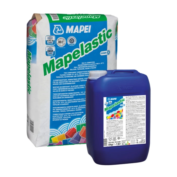 Flexible waterproofing, two-component, Mapei Mapelastic (A+B), 24 + 8 kg