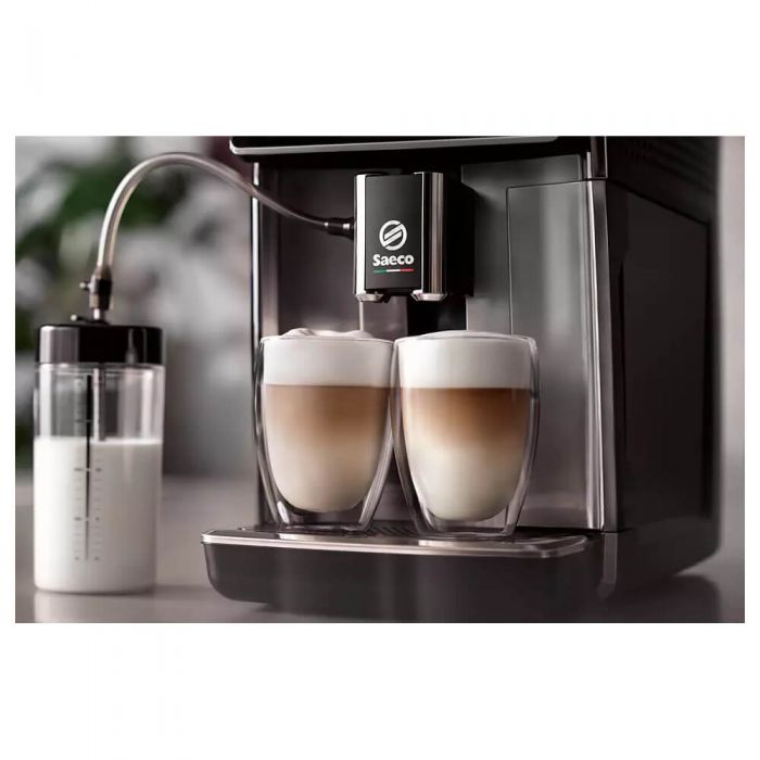 Automatic espresso machine Philips Saeco GranAroma SM6480/00, 1500 W, 1.8 L, 15 bar, Glossy black