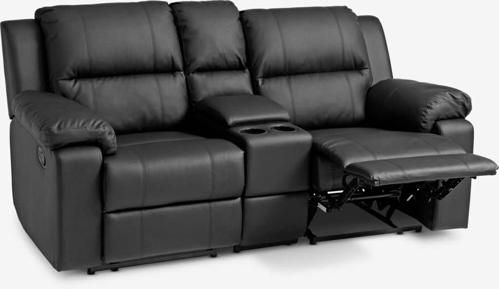 BATUM 2-seater adjustable sofa, black