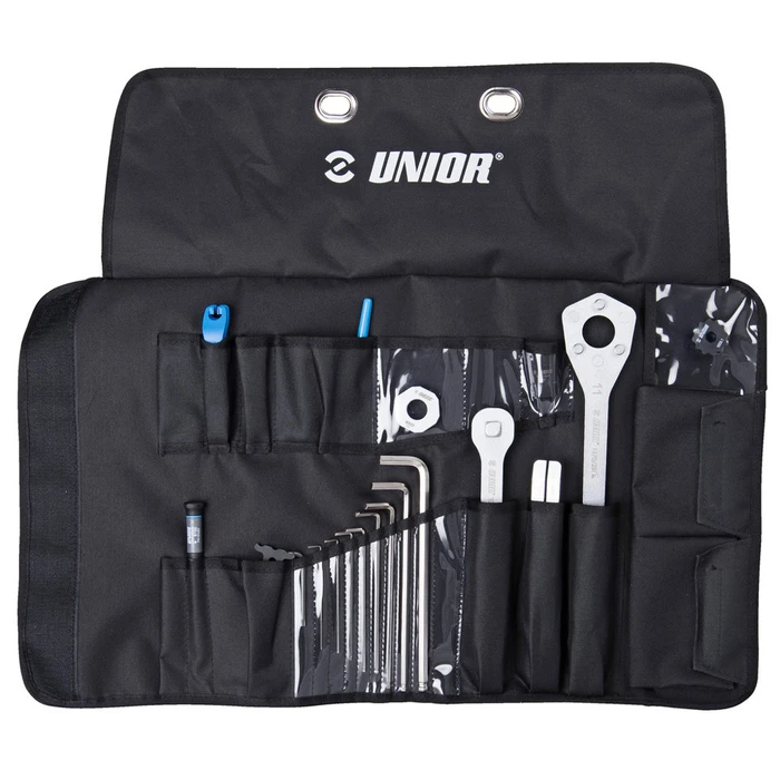 Bike Tool, Unior 1600WRAPP, set 18 pieces for servicing