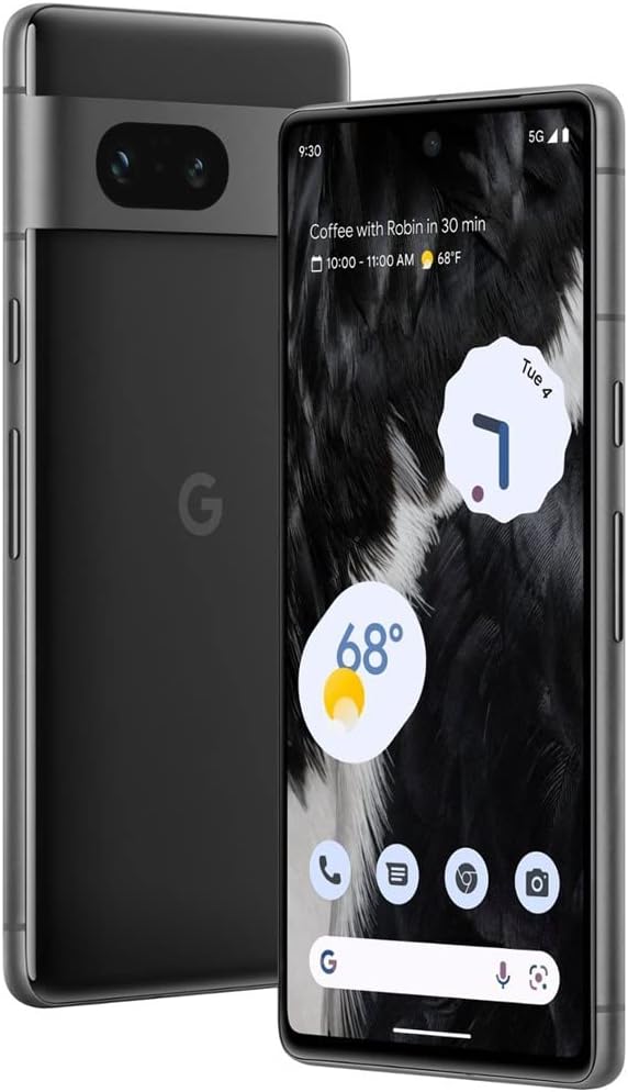 Google Pixel 7 Mobile Phone, 128GB, 8GB RAM, 5G, Obsidian