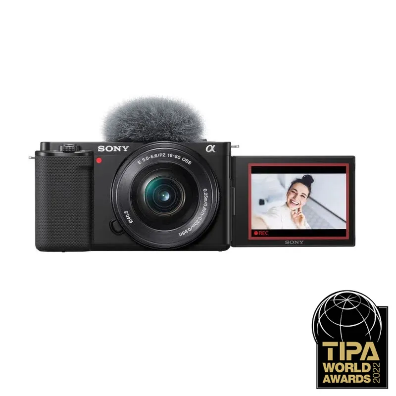 Sony Alpha ZV-E10 Mirrorless Camera for Vlogging 4K Kit with 16-50mm F3.5-5.6 Lens