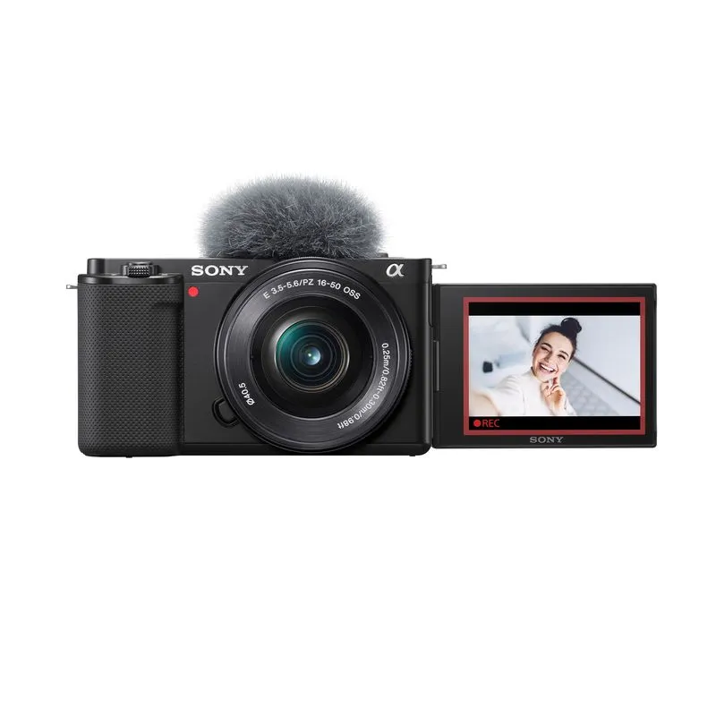 Sony Alpha ZV-E10 Mirrorless Camera for Vlogging 4K Kit with 16-50mm F3.5-5.6 Lens